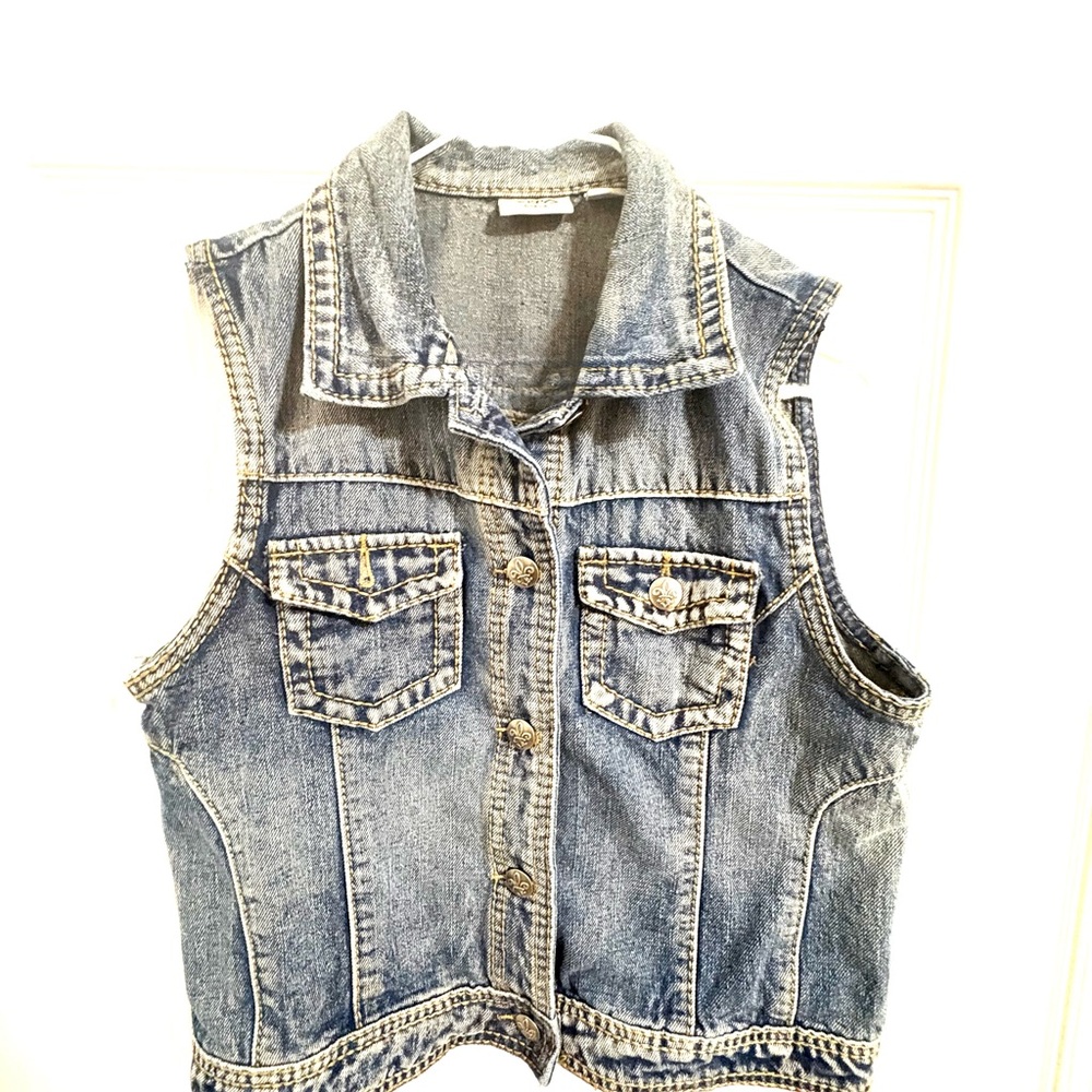 Cato Blue Denim Vest